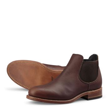 Red Wing Carol Short Boot in Amber Harness Leather Laarzen Dames Chocola - 3462